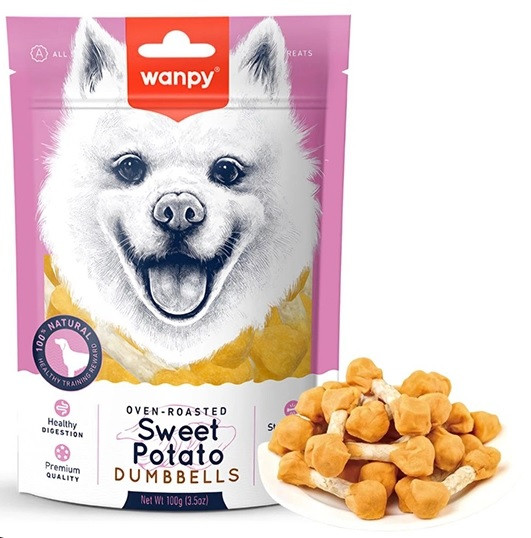 تشویقی سگ دمبلی سیبزمینی شیرین ونپی