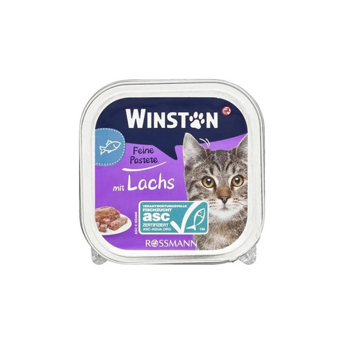 غذای کاسه ای گربه وینستون با طعم ماهی