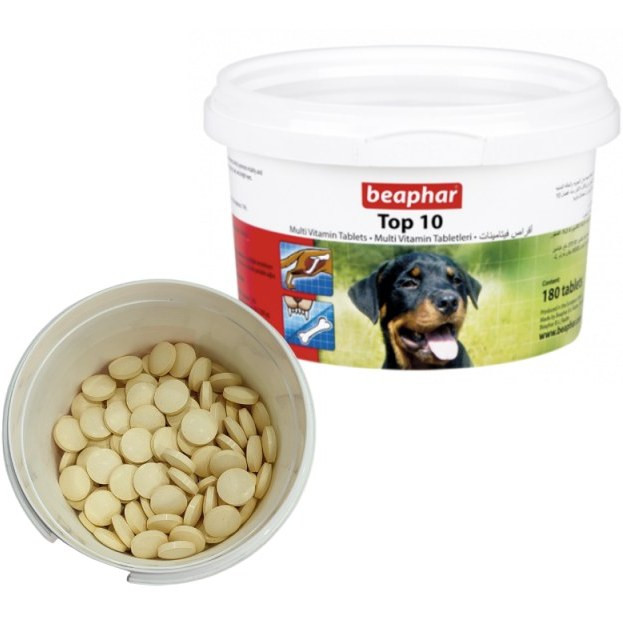 قرص مولتی ویتامین سگ، مدل تاپ 10
