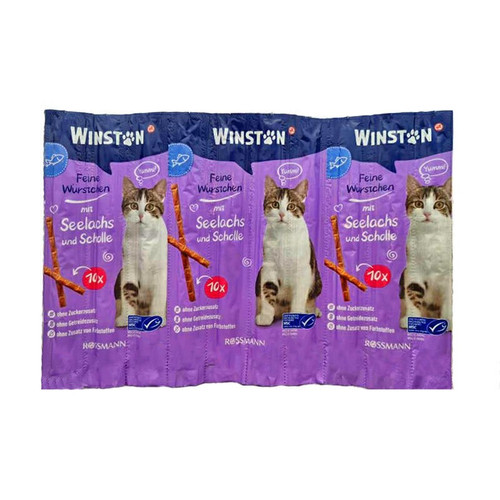 اسنک تشویقی گربه وینستون با طعم ماهی سالمون و قزلآلا