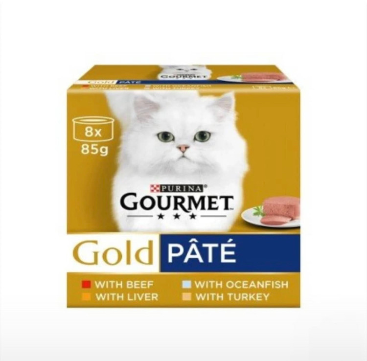 کنسرو پته گربه گورمت گلد آلمانی