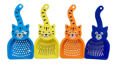 بیلچه مخصوص خاک گربه طرح گربه هپی پت