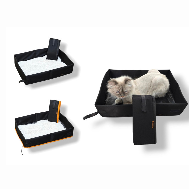 ظرف خاک مسافرتی گربه