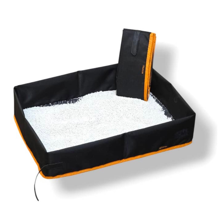 ظرف خاک مسافرتی گربه