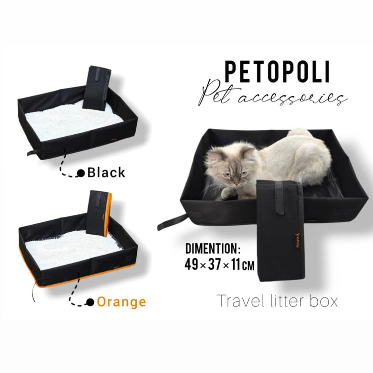 ظرف خاک مسافرتی گربه