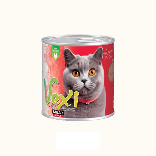 کنسرو پته گربه وکسی گوشت 800 گرم