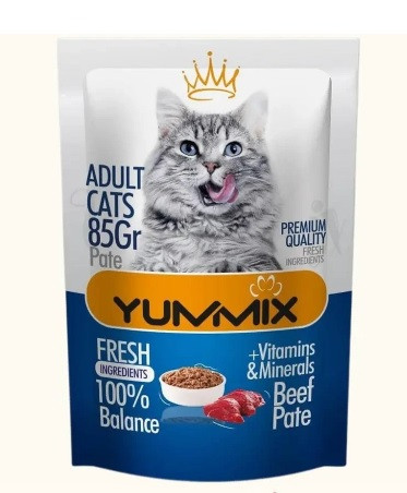 پوچ گربه یامیکس گوشت