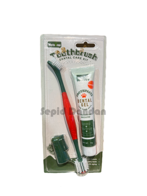 مسواک و خمیردندان سگ