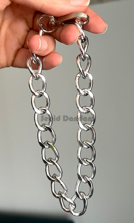 قلاده زنجیری سگ استیل سبک